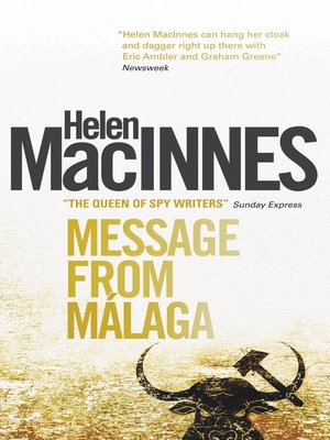 cover image of Message From Malaga